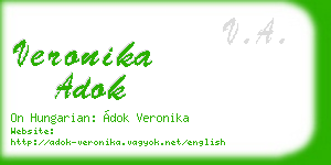 veronika adok business card